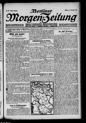 Berliner Morgen-Zeitung vom 17.11.1915