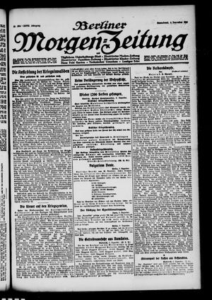 Berliner Morgen-Zeitung vom 04.12.1915