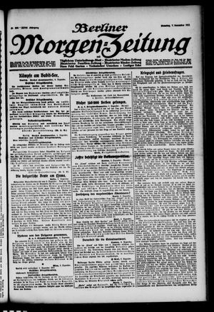 Berliner Morgen-Zeitung vom 07.12.1915