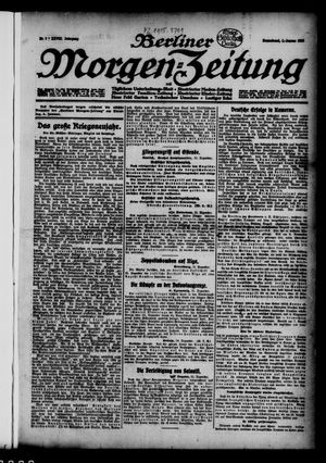 Berliner Morgen-Zeitung vom 01.01.1916