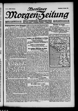 Berliner Morgen-Zeitung vom 15.01.1916
