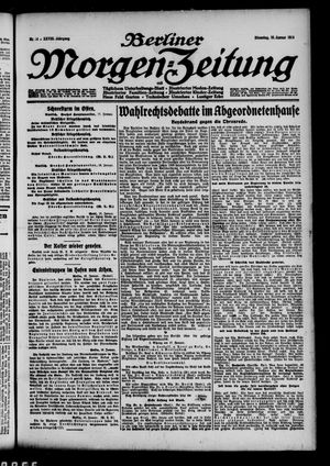 Berliner Morgenzeitung vom 18.01.1916