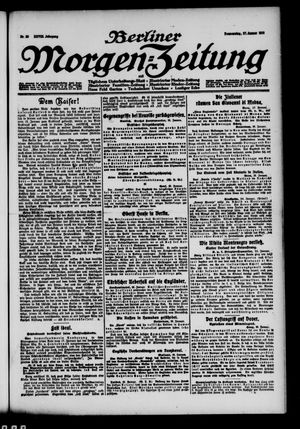 Berliner Morgen-Zeitung vom 27.01.1916