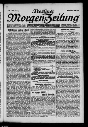Berliner Morgen-Zeitung vom 29.01.1916