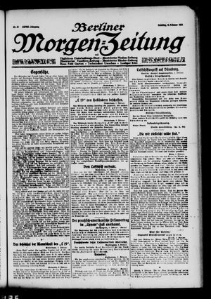 Berliner Morgen-Zeitung vom 06.02.1916