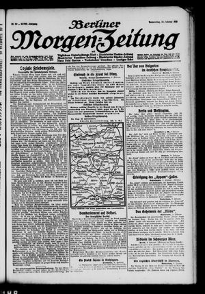 Berliner Morgen-Zeitung vom 10.02.1916