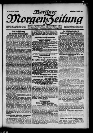 Berliner Morgen-Zeitung vom 12.02.1916