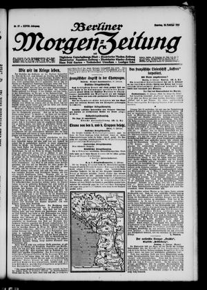 Berliner Morgen-Zeitung vom 13.02.1916