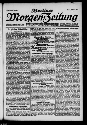 Berliner Morgen-Zeitung vom 18.02.1916