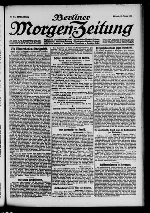 Berliner Morgen-Zeitung on Feb 23, 1916