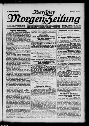 Berliner Morgen-Zeitung vom 14.03.1916