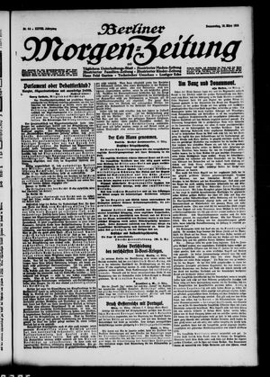 Berliner Morgen-Zeitung vom 16.03.1916