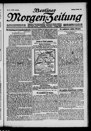 Berliner Morgen-Zeitung vom 26.03.1916