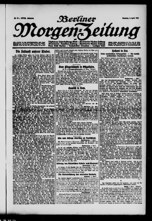 Berliner Morgen-Zeitung vom 02.04.1916