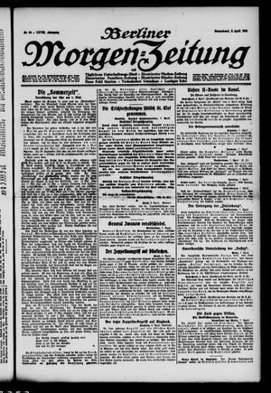 Berliner Morgen-Zeitung on Apr 8, 1916