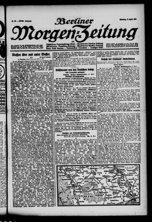 Berliner Morgen-Zeitung vom 11.04.1916