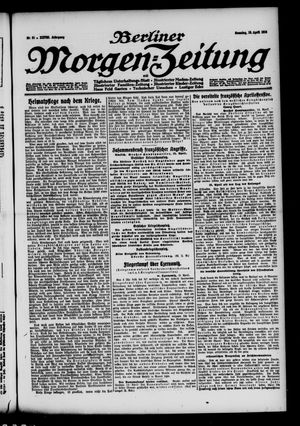 Berliner Morgen-Zeitung on Apr 16, 1916