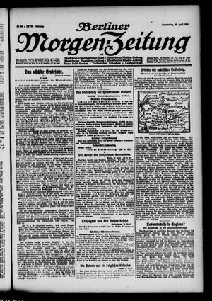 Berliner Morgen-Zeitung on Apr 20, 1916
