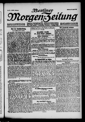 Berliner Morgen-Zeitung vom 26.04.1916