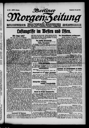 Berliner Morgen-Zeitung vom 29.04.1916