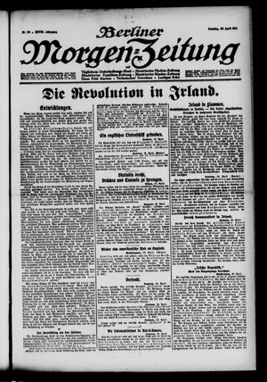 Berliner Morgen-Zeitung vom 30.04.1916