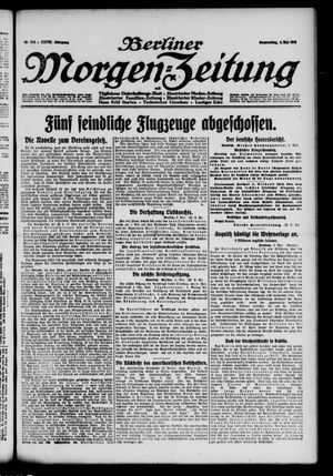 Berliner Morgen-Zeitung vom 04.05.1916