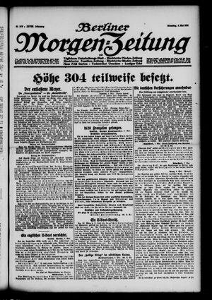 Berliner Morgen-Zeitung vom 09.05.1916