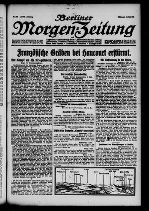 Berliner Morgen-Zeitung vom 10.05.1916