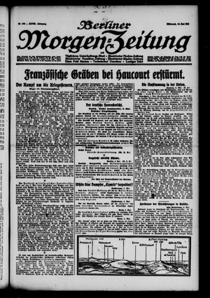 Berliner Morgen-Zeitung vom 10.05.1916