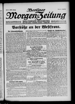 Berliner Morgen-Zeitung vom 17.05.1916
