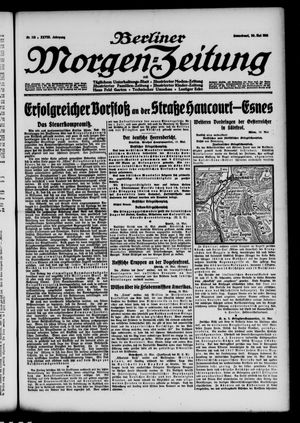 Berliner Morgen-Zeitung vom 20.05.1916