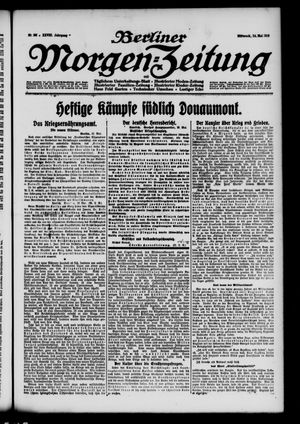Berliner Morgen-Zeitung vom 24.05.1916