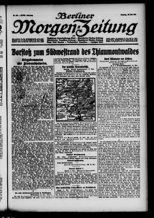 Berliner Morgen-Zeitung vom 28.05.1916