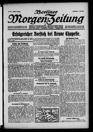 Berliner Morgen-Zeitung vom 01.06.1916