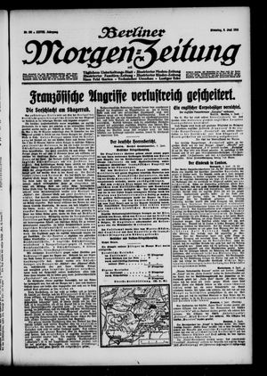 Berliner Morgen-Zeitung vom 06.06.1916