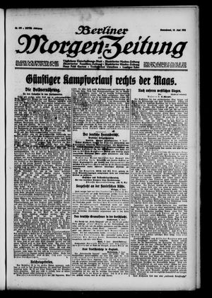 Berliner Morgen-Zeitung vom 10.06.1916
