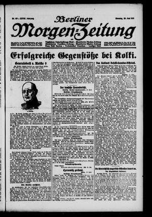 Berliner Morgen-Zeitung vom 20.06.1916