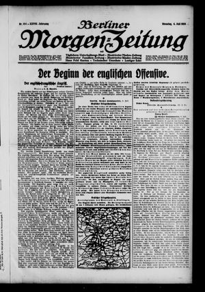 Berliner Morgen-Zeitung vom 04.07.1916