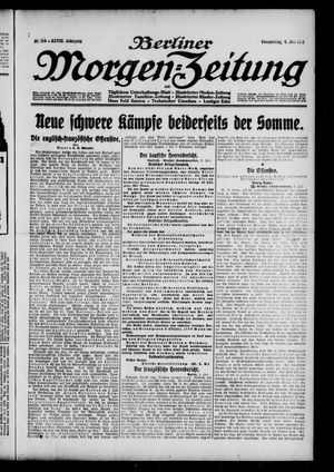 Berliner Morgen-Zeitung vom 06.07.1916