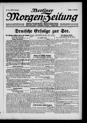 Berliner Morgen-Zeitung vom 07.07.1916
