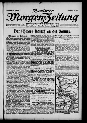 Berliner Morgen-Zeitung vom 11.07.1916