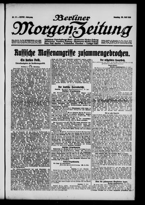 Berliner Morgen-Zeitung vom 23.07.1916