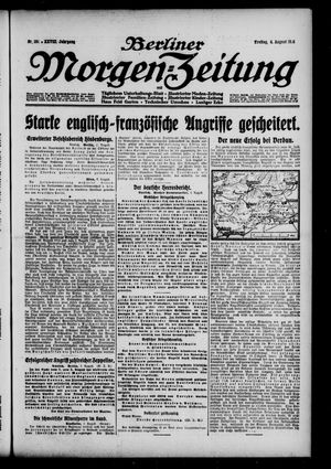 Berliner Morgen-Zeitung vom 04.08.1916