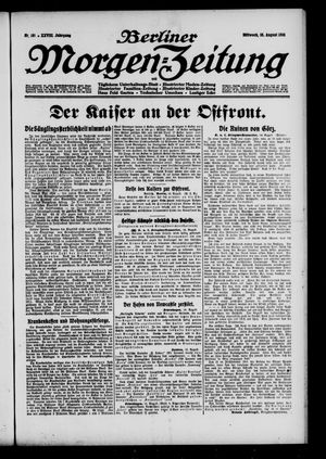 Berliner Morgen-Zeitung vom 16.08.1916