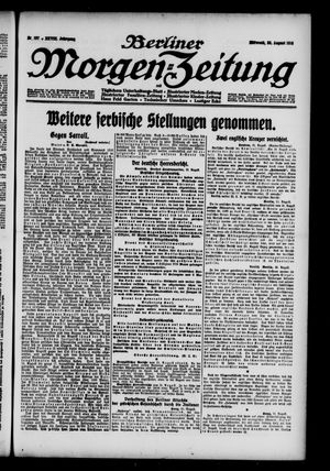 Berliner Morgen-Zeitung vom 23.08.1916