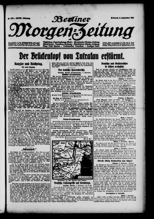 Berliner Morgen-Zeitung vom 06.09.1916