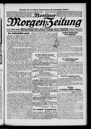 Berliner Morgen-Zeitung vom 14.11.1916