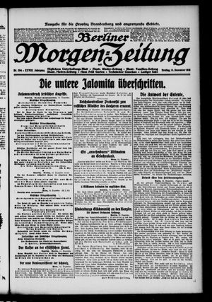 Berliner Morgen-Zeitung vom 15.12.1916