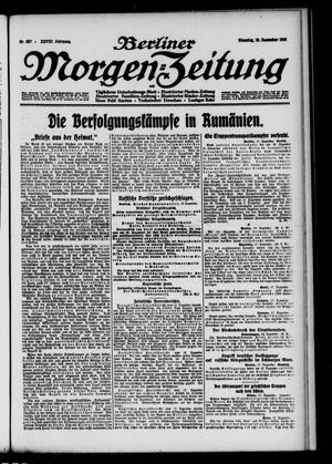 Berliner Morgen-Zeitung vom 19.12.1916