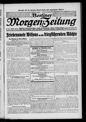 Berliner Morgen-Zeitung vom 23.12.1916